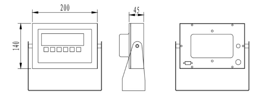 LP7512稱重儀表規格尺寸