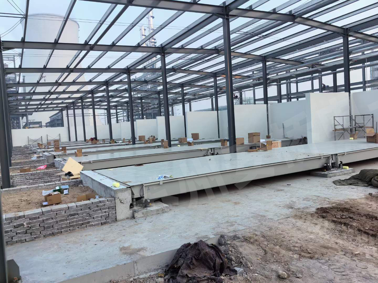 托利多汽車衡現場安裝圖